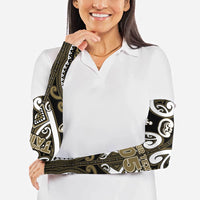 Custom Aotearoa Waikato Tainui Arm Sleeves Maori Tribal Pattern