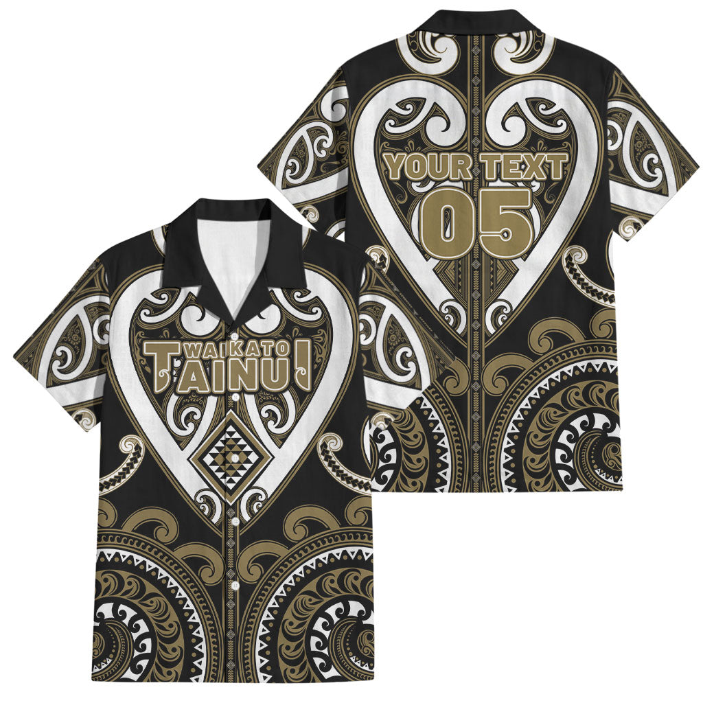 Custom Aotearoa Waikato Tainui Family Matching Mermaid Dress and Hawaiian Shirt Maori Tribal Pattern