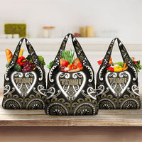 Aotearoa Waikato Tainui Grocery Bag Maori Tribal Pattern