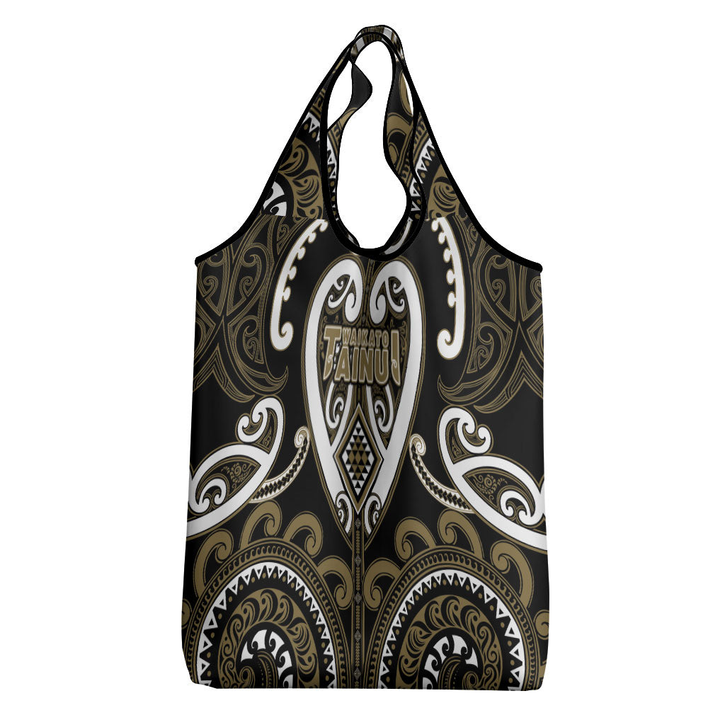 Aotearoa Waikato Tainui Grocery Bag Maori Tribal Pattern