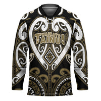Custom Aotearoa Waikato Tainui Hockey Jersey Maori Tribal Pattern
