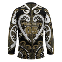 Custom Aotearoa Waikato Tainui Hockey Jersey Maori Tribal Pattern
