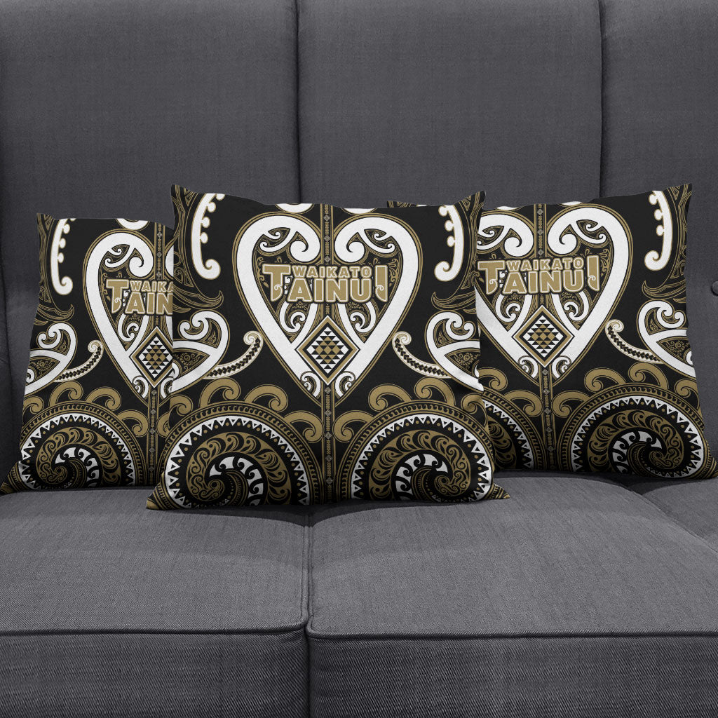 Aotearoa Waikato Tainui Pillow Cover Maori Tribal Pattern