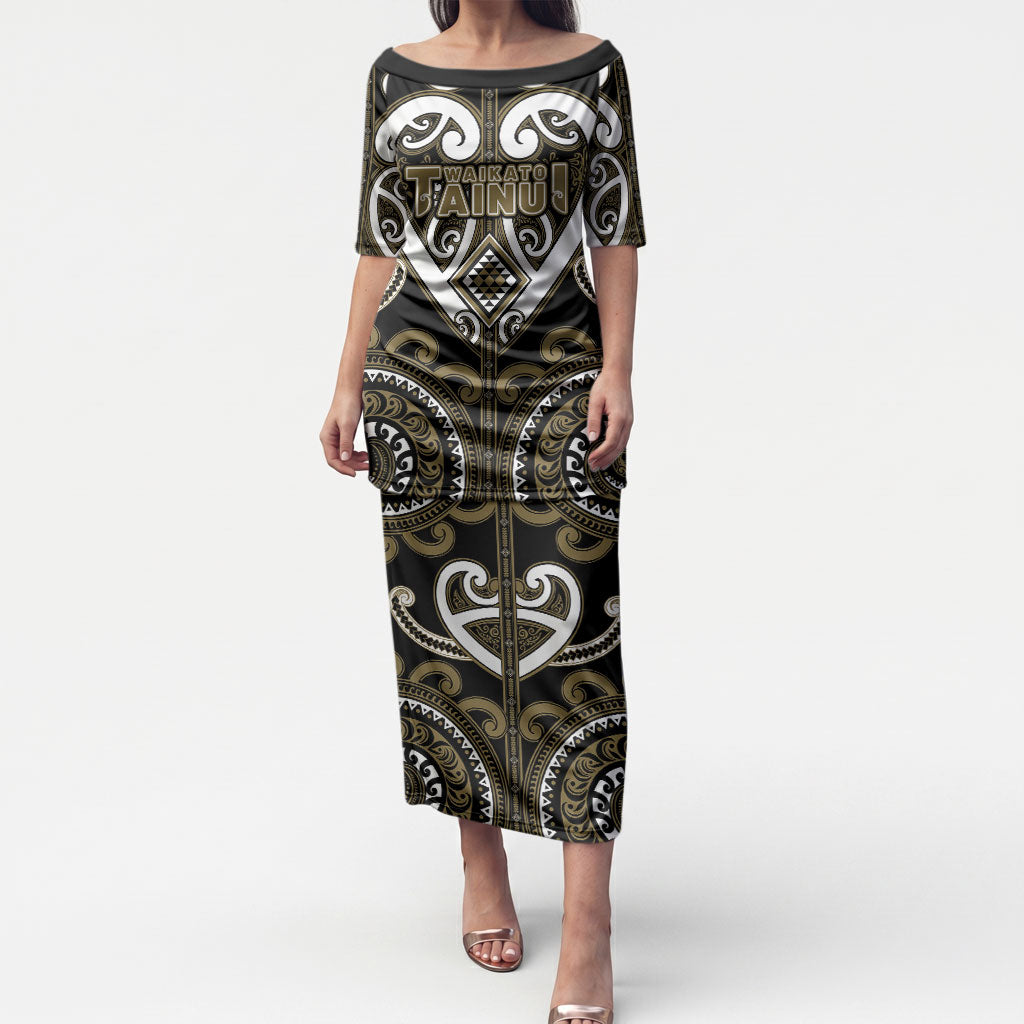 Custom Aotearoa Waikato Tainui Puletasi Maori Tribal Pattern