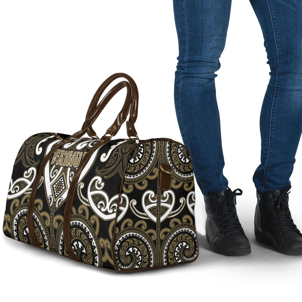 Aotearoa Waikato Tainui Travel Bag Maori Tribal Pattern