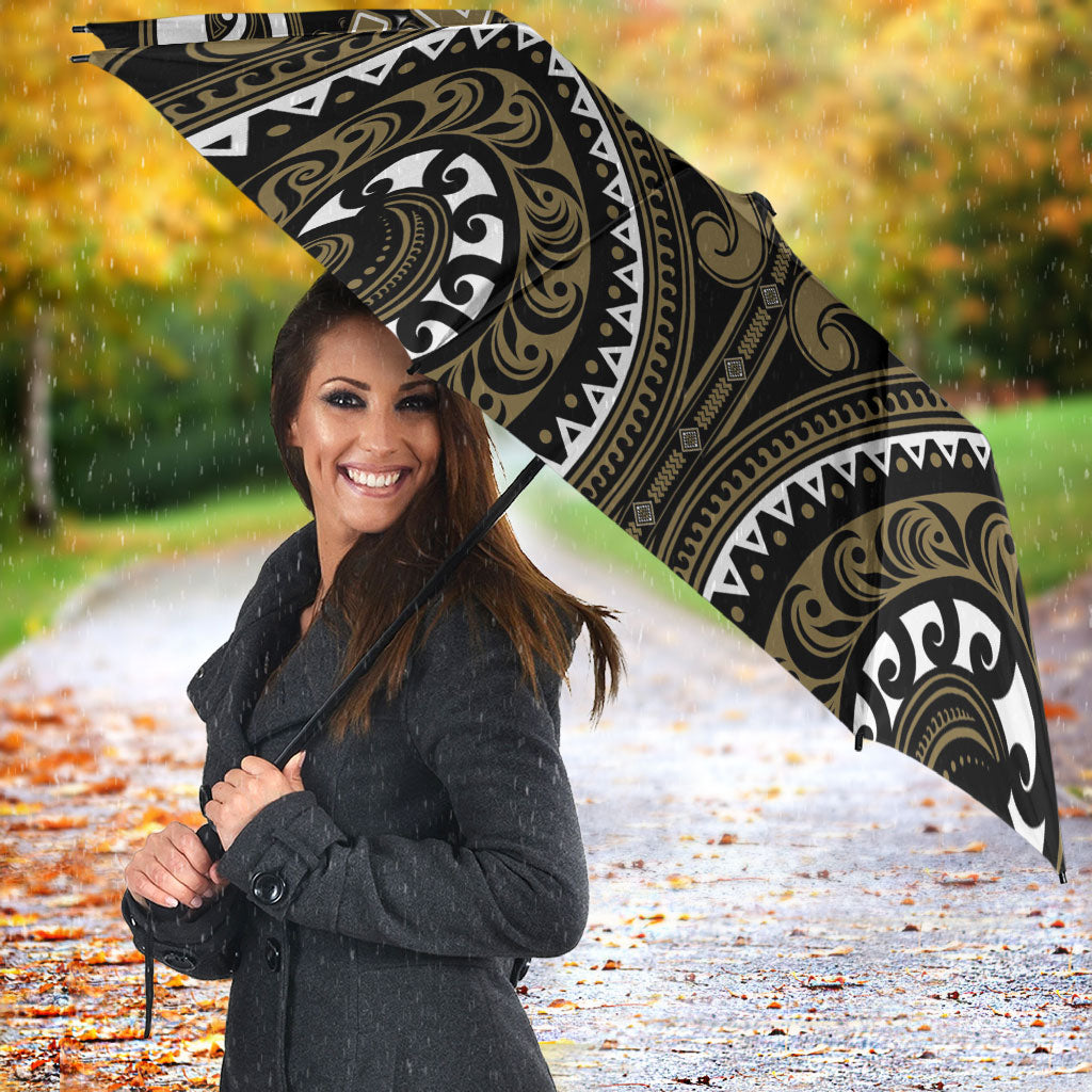 Aotearoa Waikato Tainui Umbrella Maori Tribal Pattern