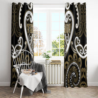 Aotearoa Waikato Tainui Window Curtain Maori Tribal Pattern