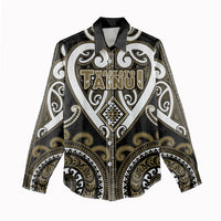 Custom Aotearoa Waikato Tainui Women Casual Shirt Maori Tribal Pattern