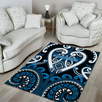 Aotearoa Ngati Kahungunu Area Rug Maori Tribal Pattern
