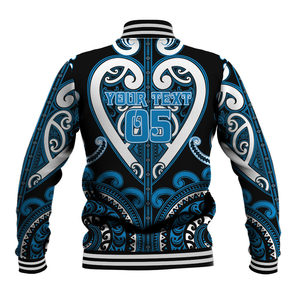 Custom Aotearoa Ngati Kahungunu Baseball Jacket Maori Tribal Pattern