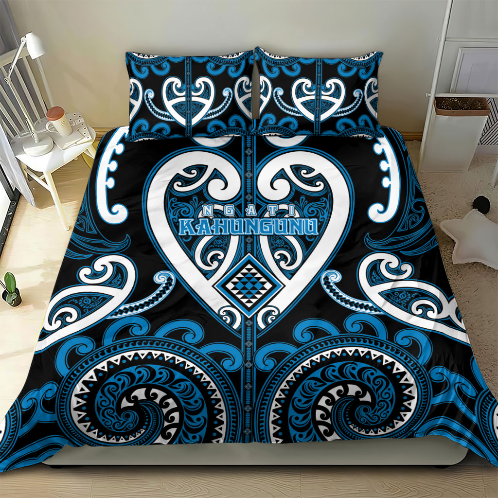 Aotearoa Ngati Kahungunu Bedding Set Maori Tribal Pattern