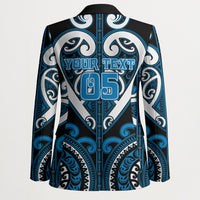 Custom Aotearoa Ngati Kahungunu Blazer Maori Tribal Pattern