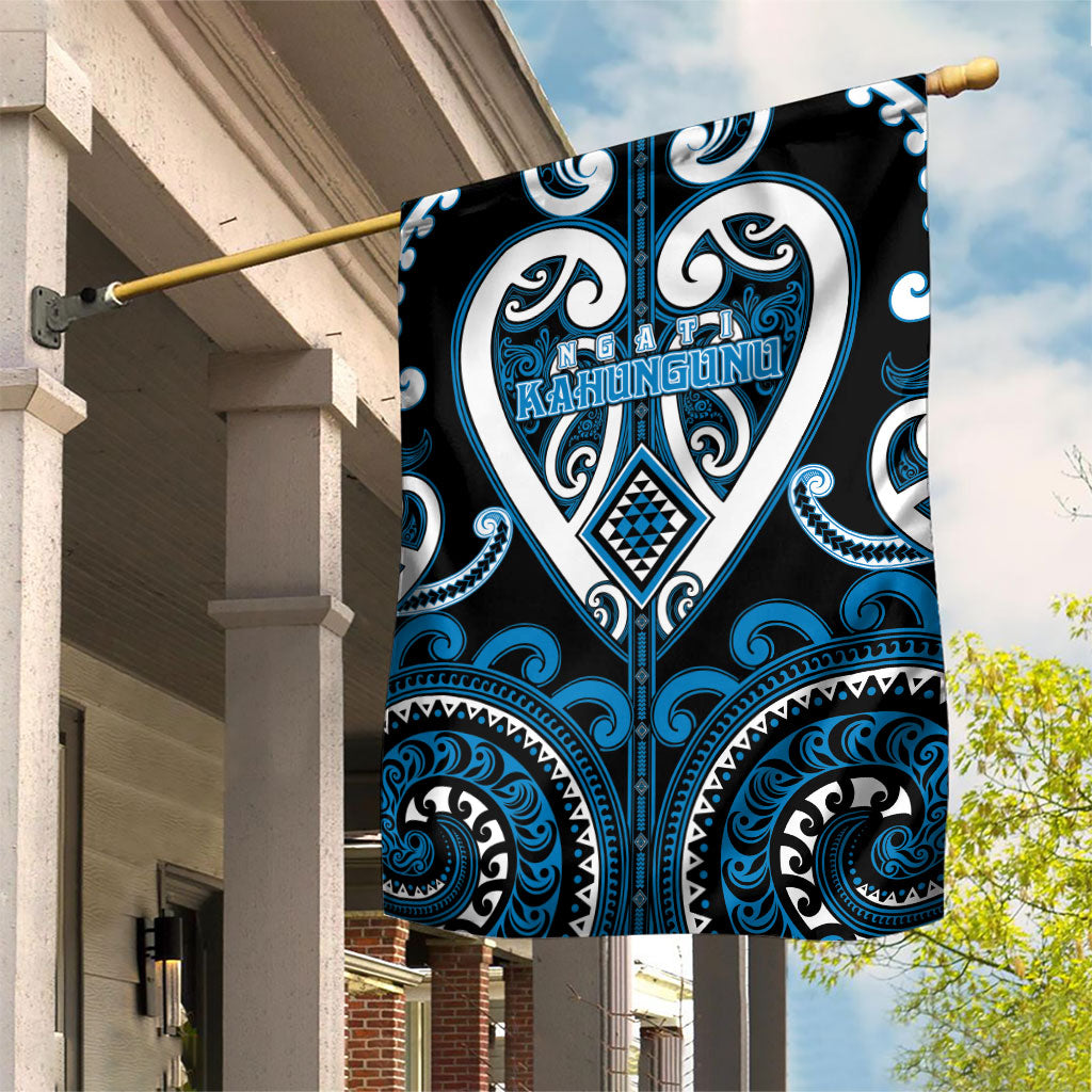 Aotearoa Ngati Kahungunu Garden Flag Maori Tribal Pattern