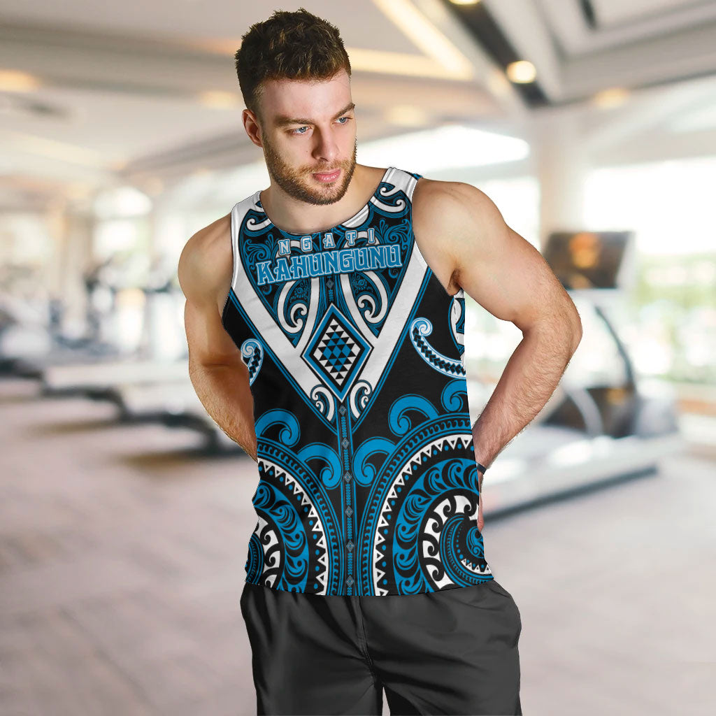 Custom Aotearoa Ngati Kahungunu Men Tank Top Maori Tribal Pattern