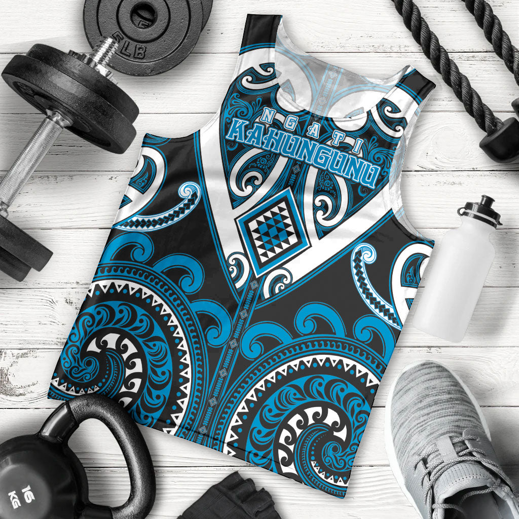 Custom Aotearoa Ngati Kahungunu Men Tank Top Maori Tribal Pattern