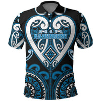 Custom Aotearoa Ngati Kahungunu Polo Shirt Maori Tribal Pattern
