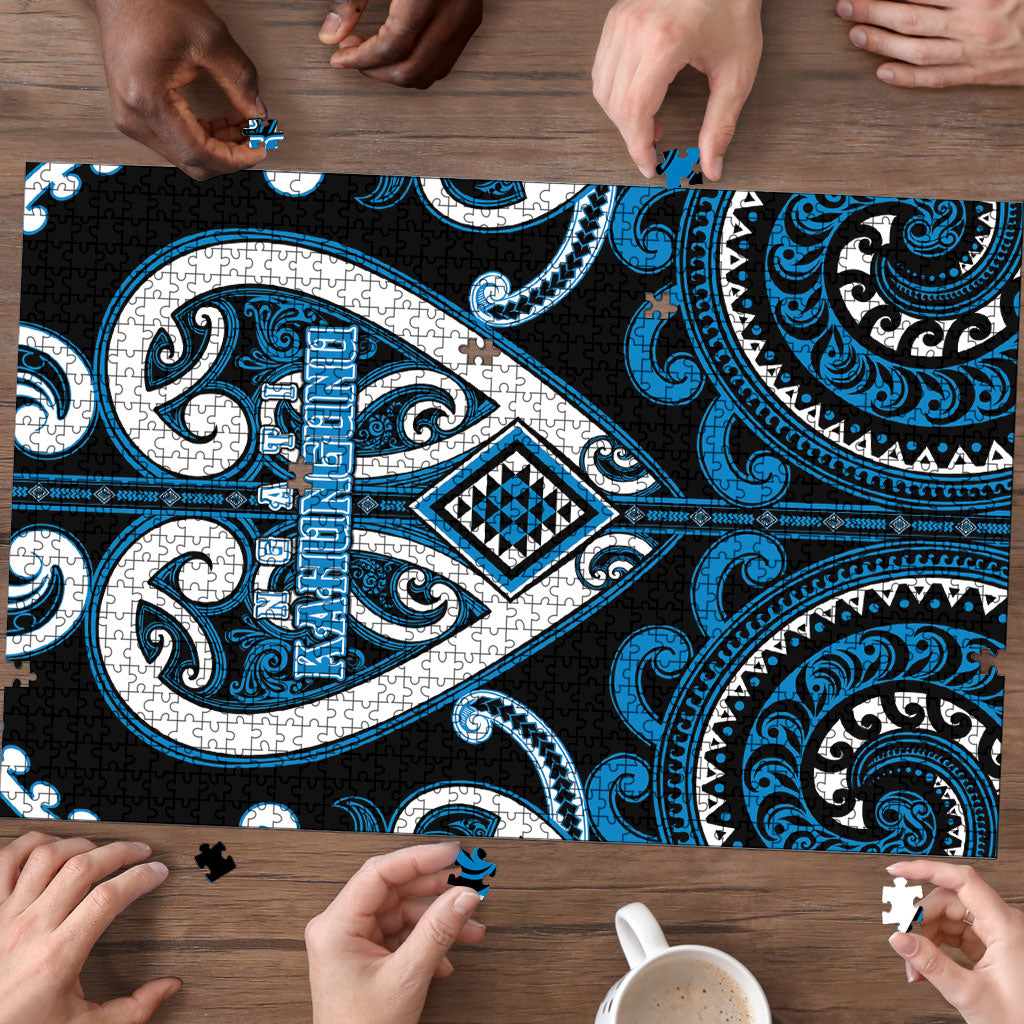 Aotearoa Ngati Kahungunu Puzzle Maori Tribal Pattern