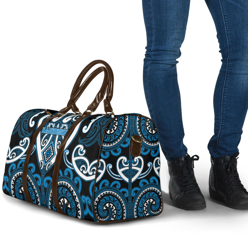 Aotearoa Ngati Kahungunu Travel Bag Maori Tribal Pattern