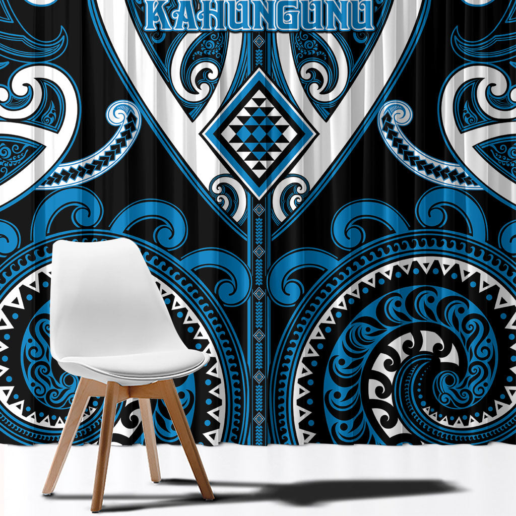 Aotearoa Ngati Kahungunu Window Curtain Maori Tribal Pattern