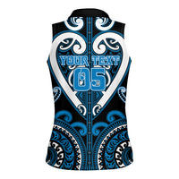 Custom Aotearoa Ngati Kahungunu Women Sleeveless Polo Shirt Maori Tribal Pattern