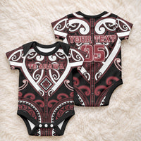 Custom Aotearoa Te Arawa Baby Onesie Maori Tribal Pattern LT05 - Polynesian Pride