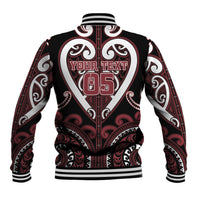 Custom Aotearoa Te Arawa Baseball Jacket Maori Tribal Pattern
