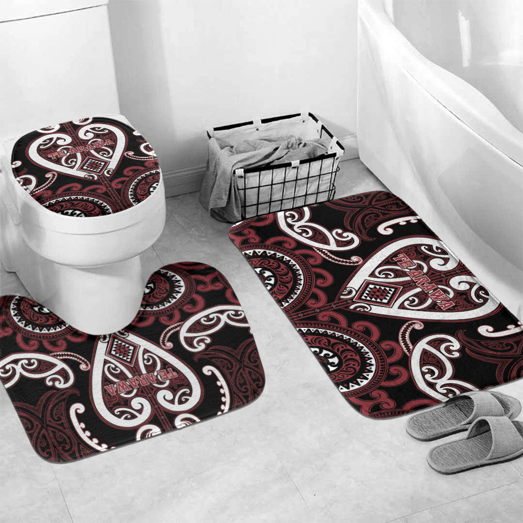 Aotearoa Te Arawa Bathroom Set Maori Tribal Pattern