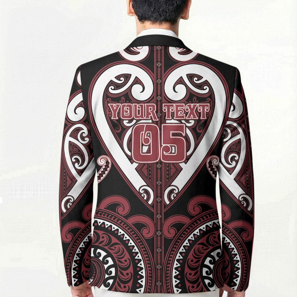 Custom Aotearoa Te Arawa Blazer Maori Tribal Pattern