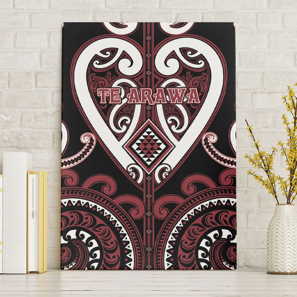 Aotearoa Te Arawa Canvas Wall Art Maori Tribal Pattern
