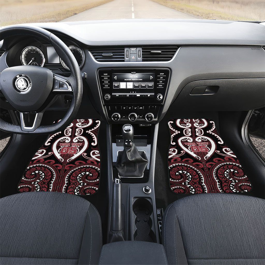 Custom Aotearoa Te Arawa Car Mats Maori Tribal Pattern