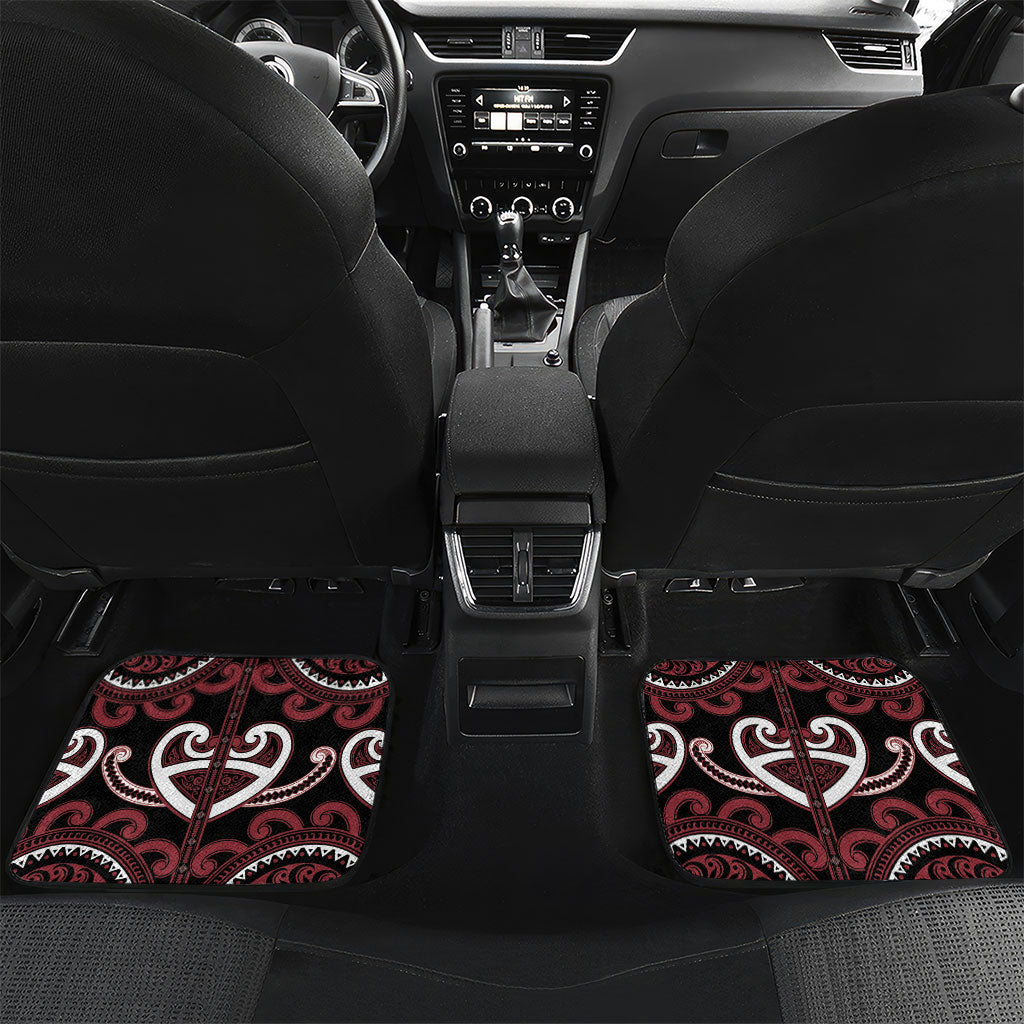 Custom Aotearoa Te Arawa Car Mats Maori Tribal Pattern