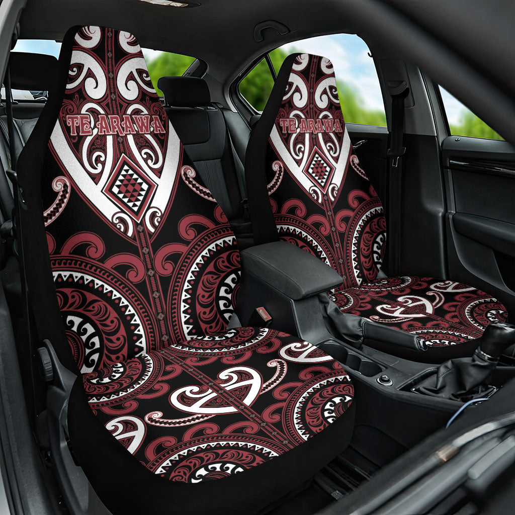 Aotearoa Te Arawa Car Seat Cover Maori Tribal Pattern