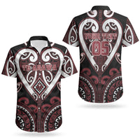 Custom Aotearoa Te Arawa Couples Matching Mermaid Dress and Hawaiian Shirt Maori Tribal Pattern