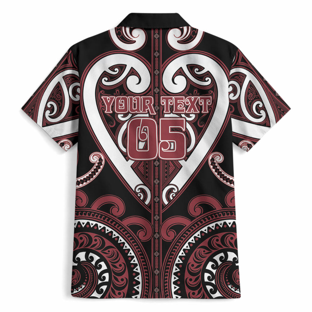 Custom Aotearoa Te Arawa Hawaiian Shirt Maori Tribal Pattern
