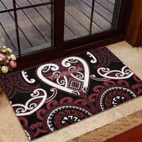 Aotearoa Te Arawa Rubber Doormat Maori Tribal Pattern
