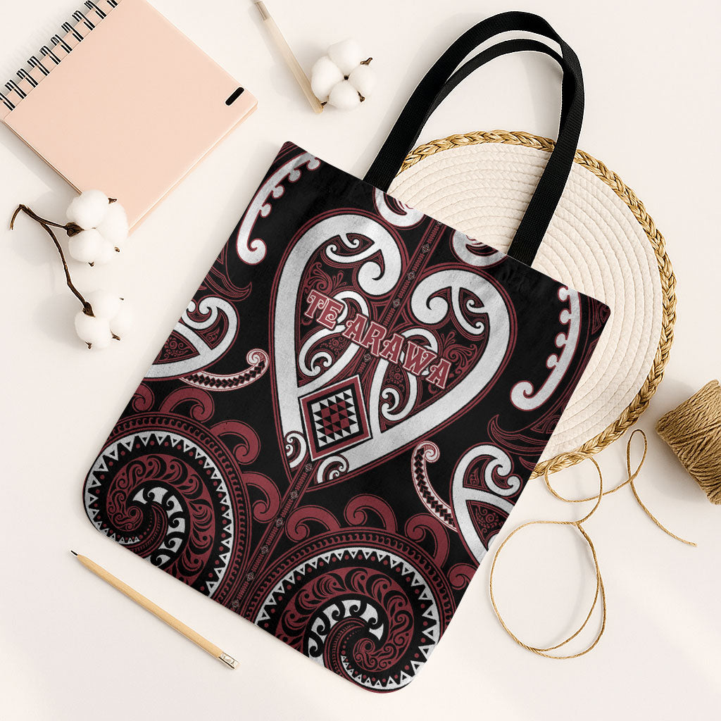 Aotearoa Te Arawa Tote Bag Maori Tribal Pattern