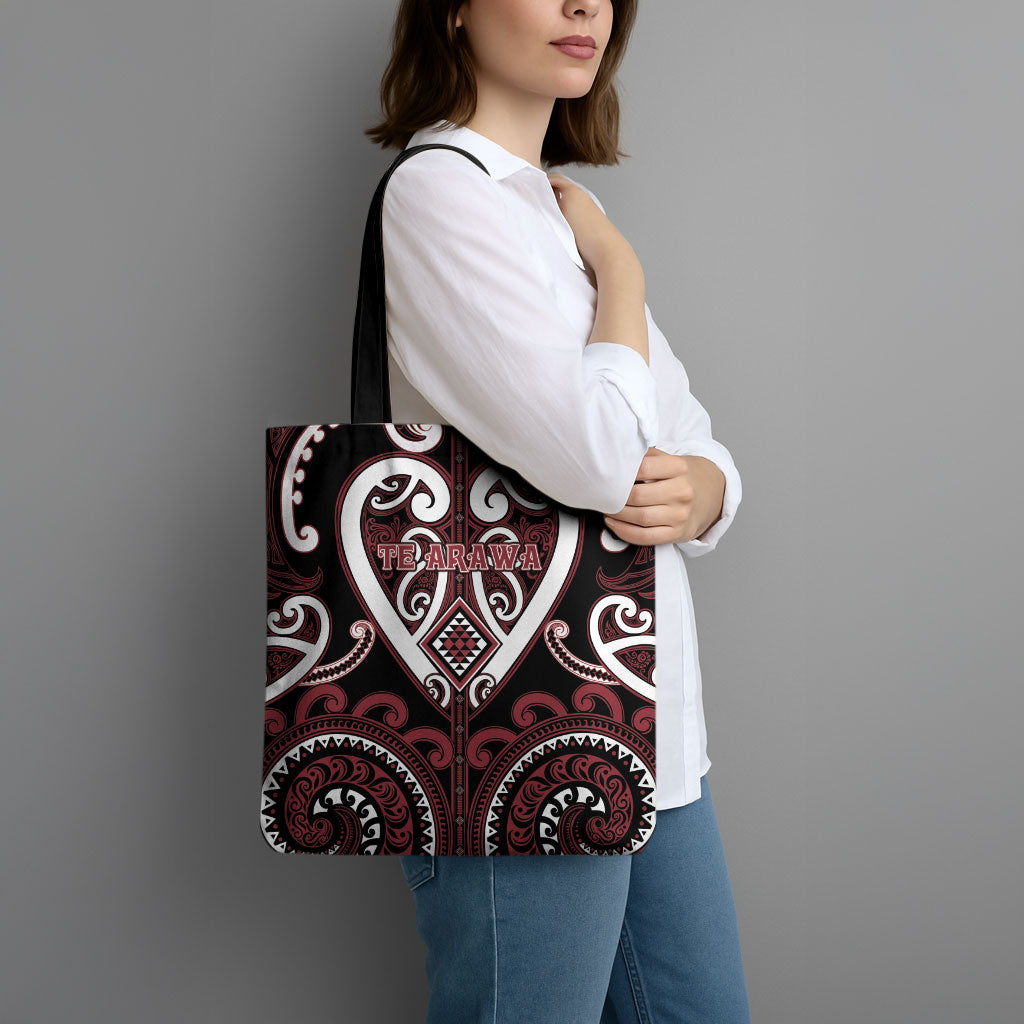 Aotearoa Te Arawa Tote Bag Maori Tribal Pattern