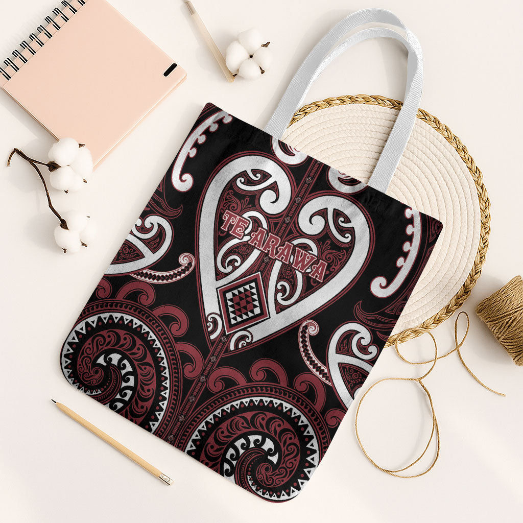 Aotearoa Te Arawa Tote Bag Maori Tribal Pattern