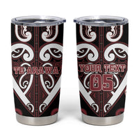 Custom Aotearoa Te Arawa Tumbler Cup Maori Tribal Pattern