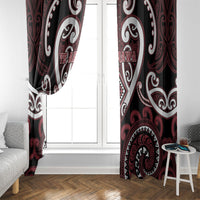 Aotearoa Te Arawa Window Curtain Maori Tribal Pattern