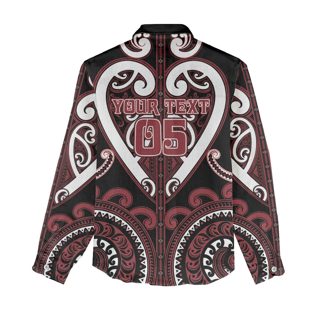 Custom Aotearoa Te Arawa Women Casual Shirt Maori Tribal Pattern