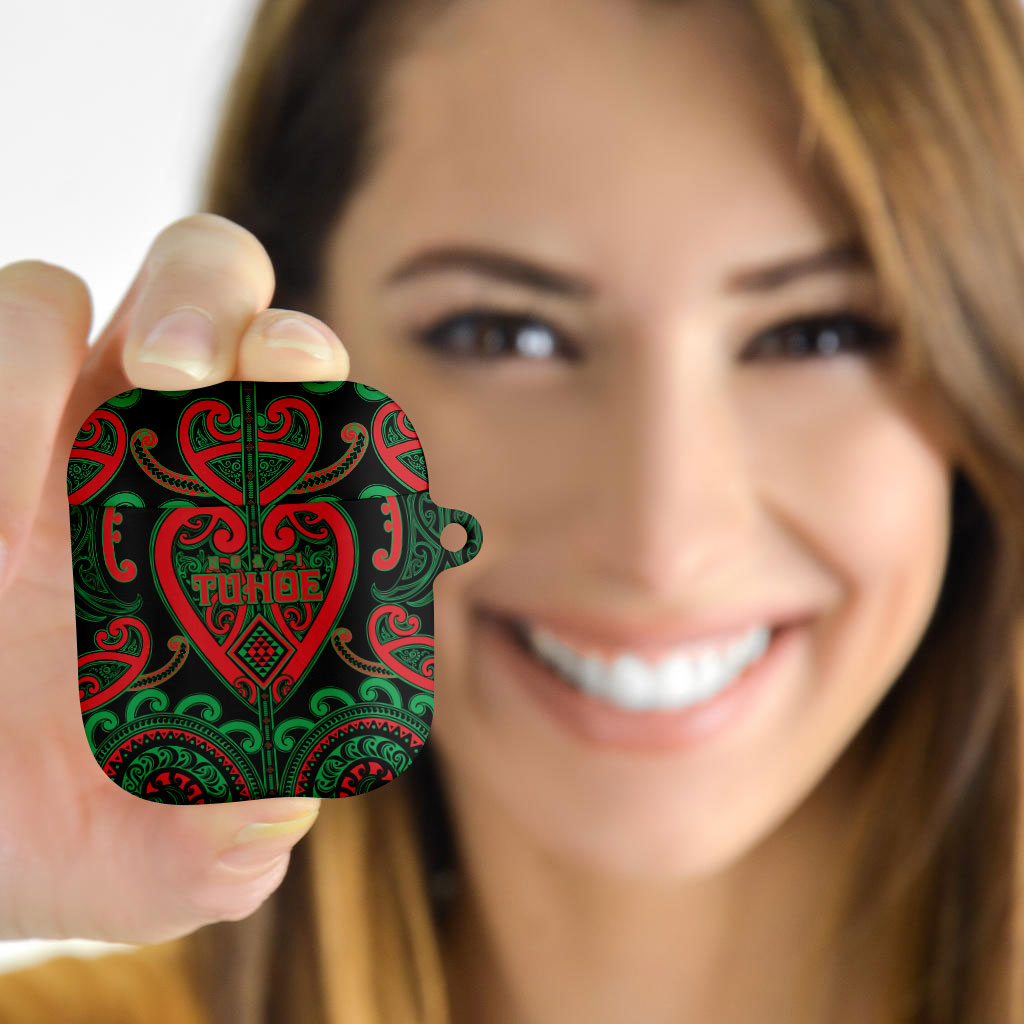 Aotearoa Ngai Tuhoe AirPods Case Maori Tribal Pattern