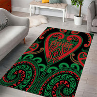 Aotearoa Ngai Tuhoe Area Rug Maori Tribal Pattern