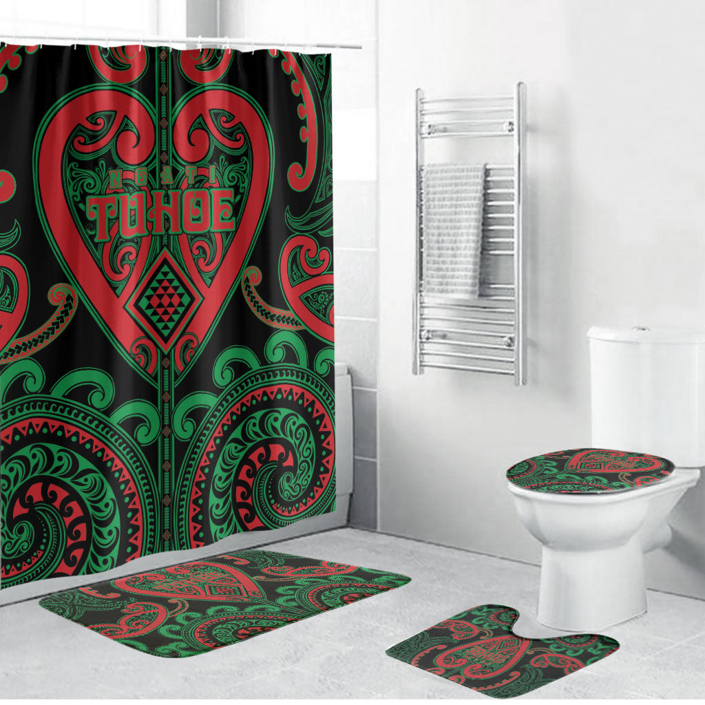 Aotearoa Ngai Tuhoe Bathroom Set Maori Tribal Pattern
