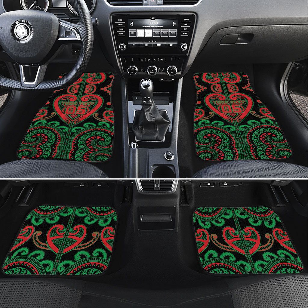 Custom Aotearoa Ngai Tuhoe Car Mats Maori Tribal Pattern