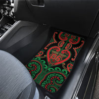 Custom Aotearoa Ngai Tuhoe Car Mats Maori Tribal Pattern