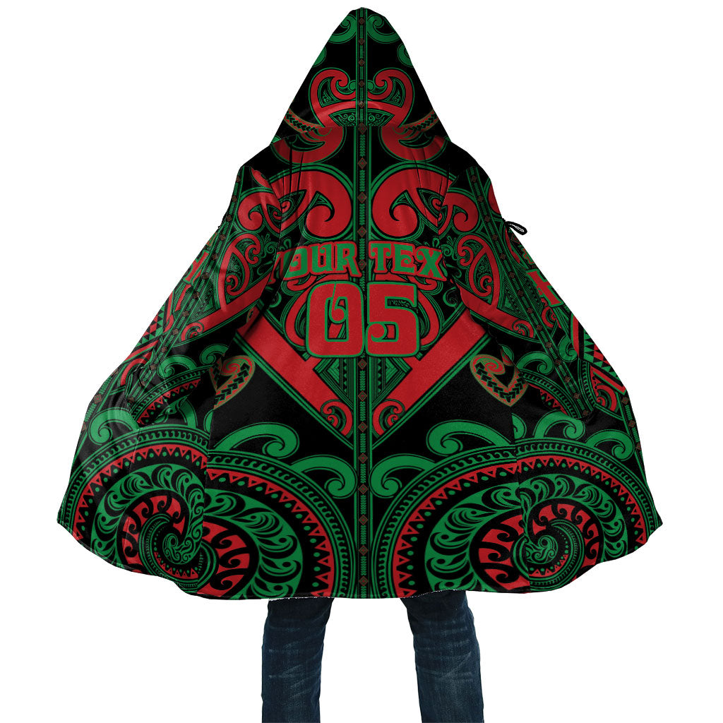 Custom Aotearoa Ngai Tuhoe Cloak Maori Tribal Pattern LT05 Unisex Black - Polynesian Pride