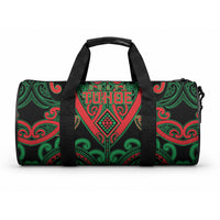 Aotearoa Ngai Tuhoe Duffle Bag Maori Tribal Pattern LT05 One size Black - Polynesian Pride