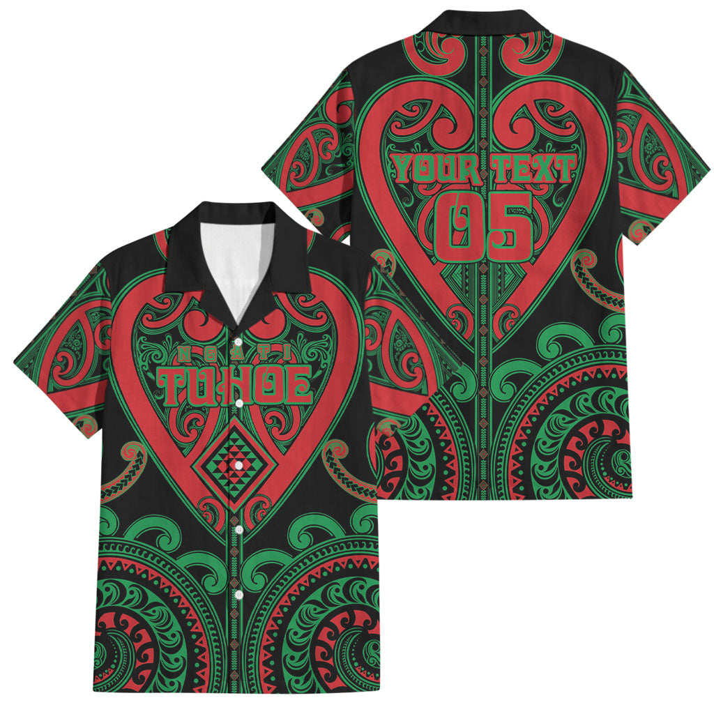 Custom Aotearoa Ngai Tuhoe Family Matching Long Sleeve Bodycon Dress and Hawaiian Shirt Maori Tribal Pattern