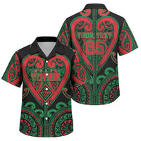 Custom Aotearoa Ngai Tuhoe Family Matching Short Sleeve Bodycon Dress and Hawaiian Shirt Maori Tribal Pattern